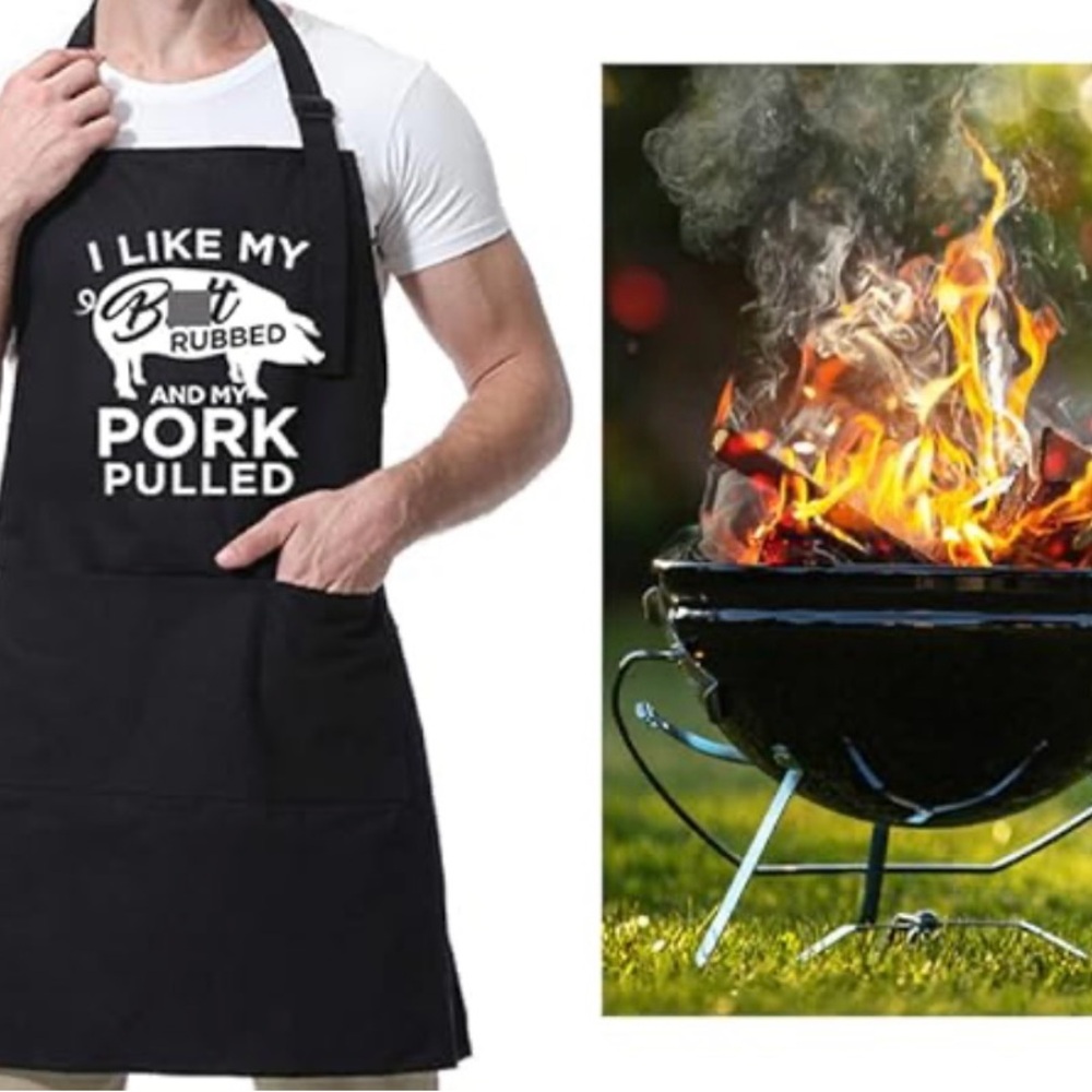 Humorous BBQ Apron